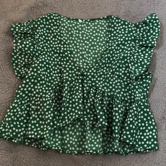 Floral Crop Top - Picture 2 of 5